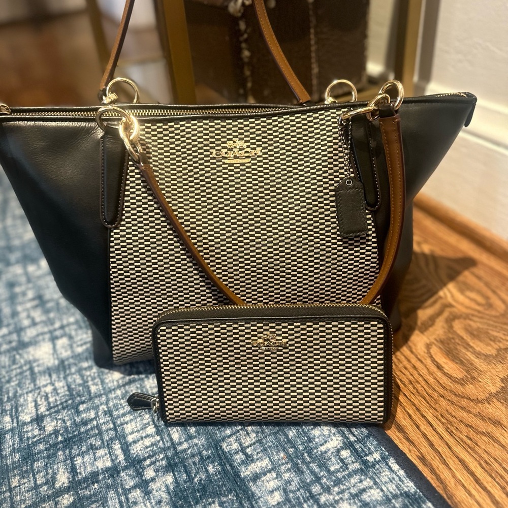 TWO pieces matching NWOT Coach Ava Jacquard